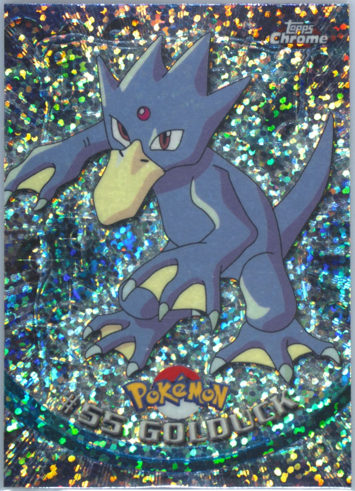 Golduck Sparkle (55) 2000 Topps Chrome Pokemon T.V.