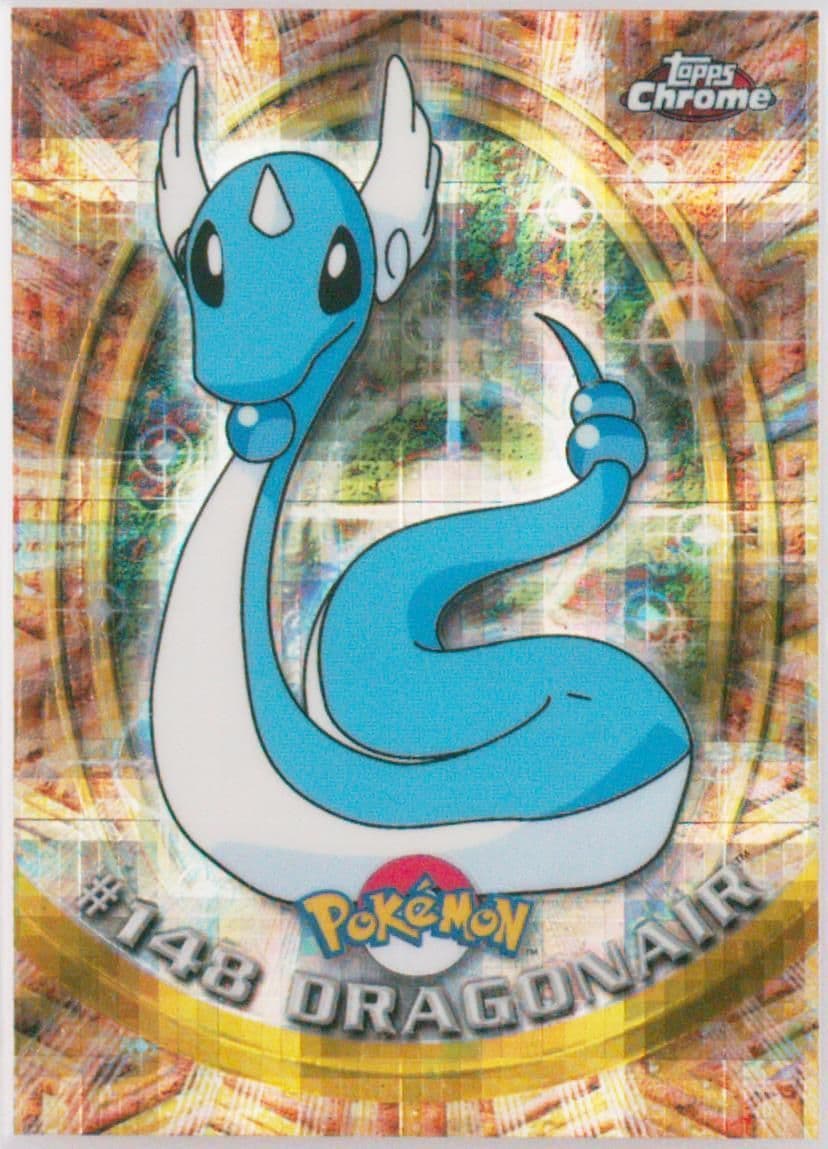 Dragonair Tekno (148) 2000 Topps Chrome Pokemon T.V.