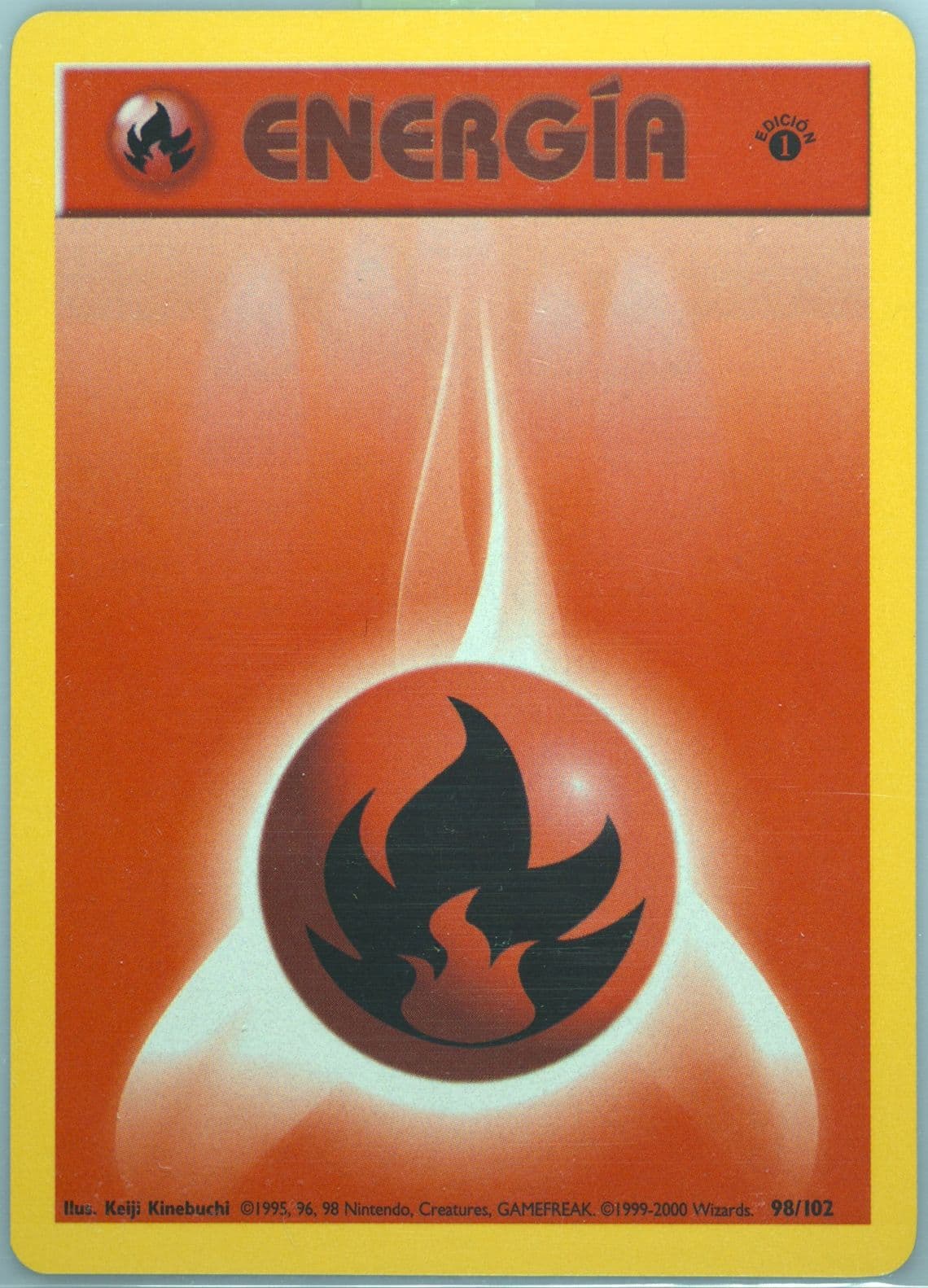 Energia Fuego 1st Edition (98) 1999 Pokemon Spanish