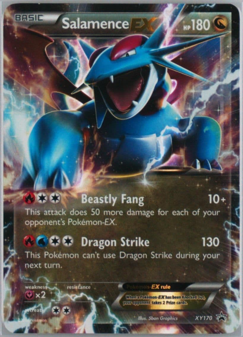 Salamence EX Mega Salamence EX Premium Collection (XY170) 2016 Pokemon XY Black Star Promo