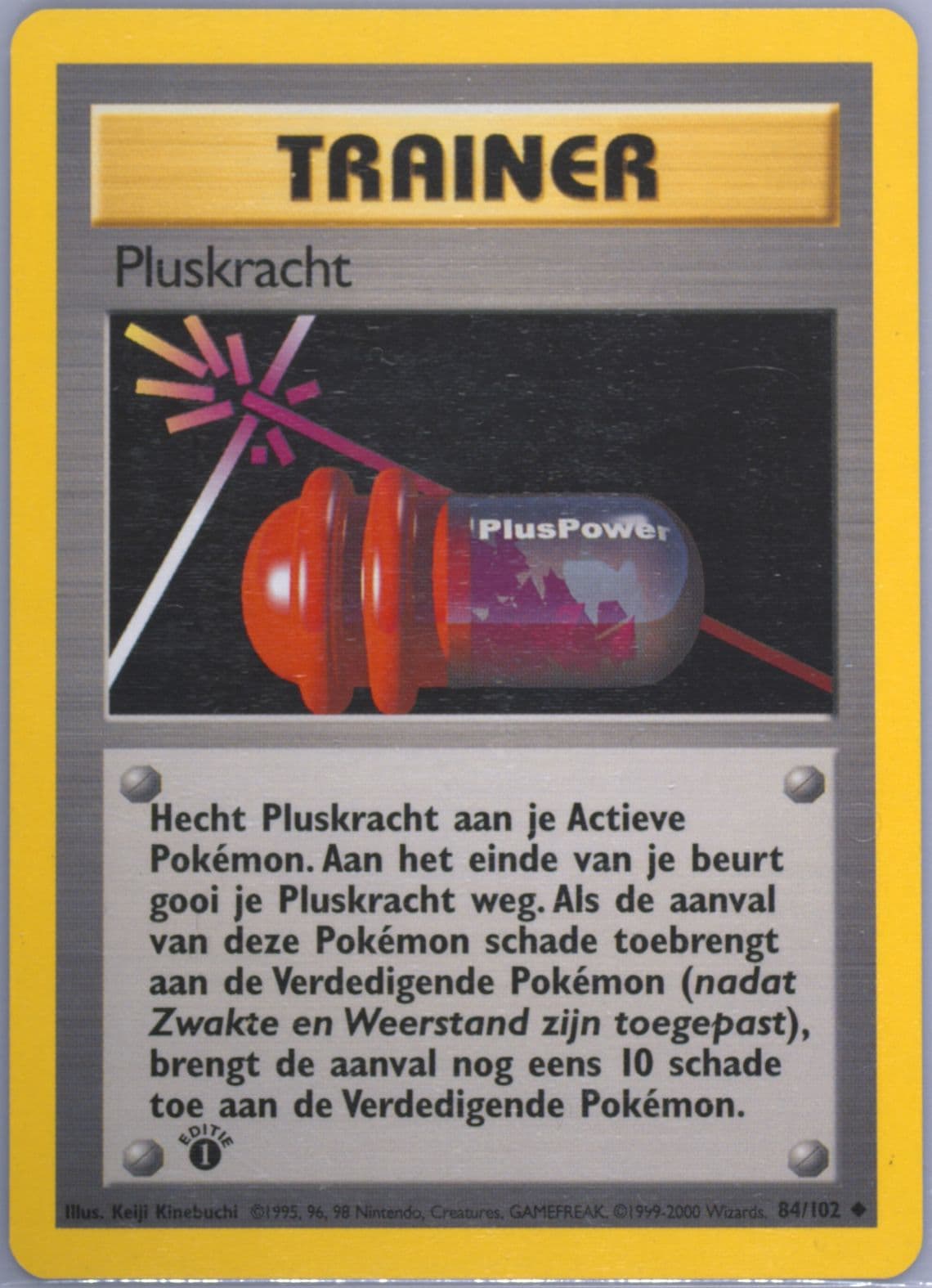 Pluskracht 1st Edition (84) 1999 Pokemon Dutch