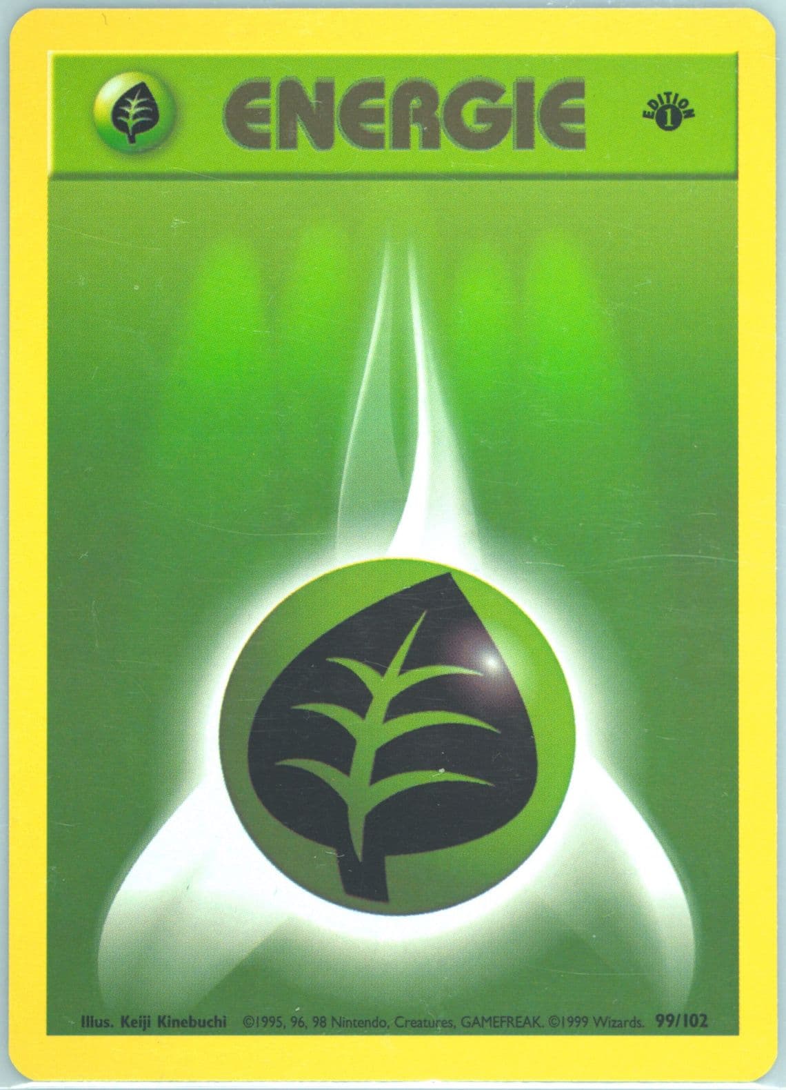 Grass Energie 1st Edition (99) 1999 Pokemon Dutch
