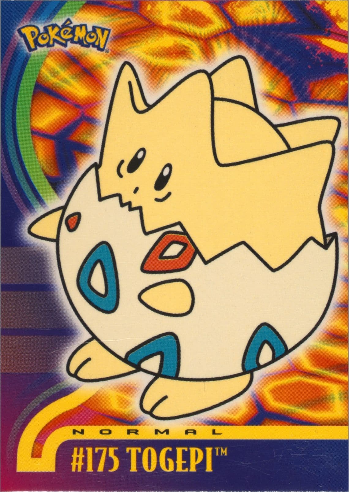 Togepi (175) 2001 Topps Pokemon Johto Series 1