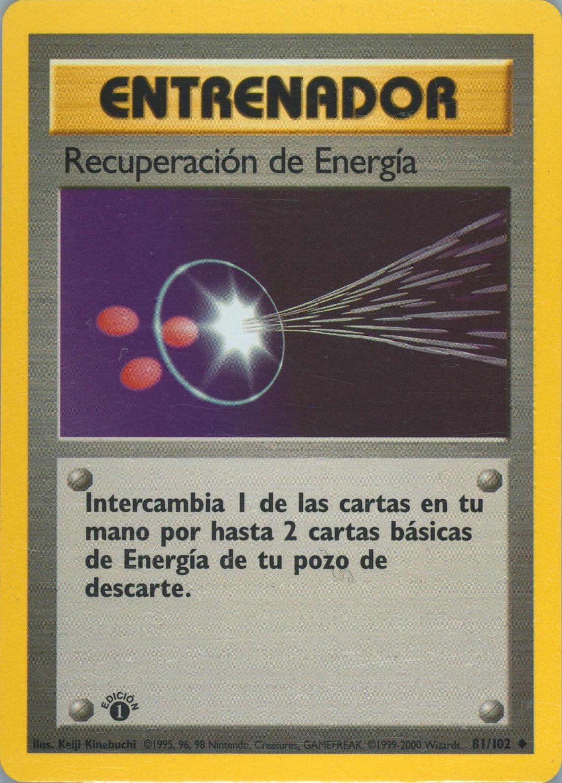 Recuperacion de Energia 1st Edition (81) 1999 Pokemon Spanish
