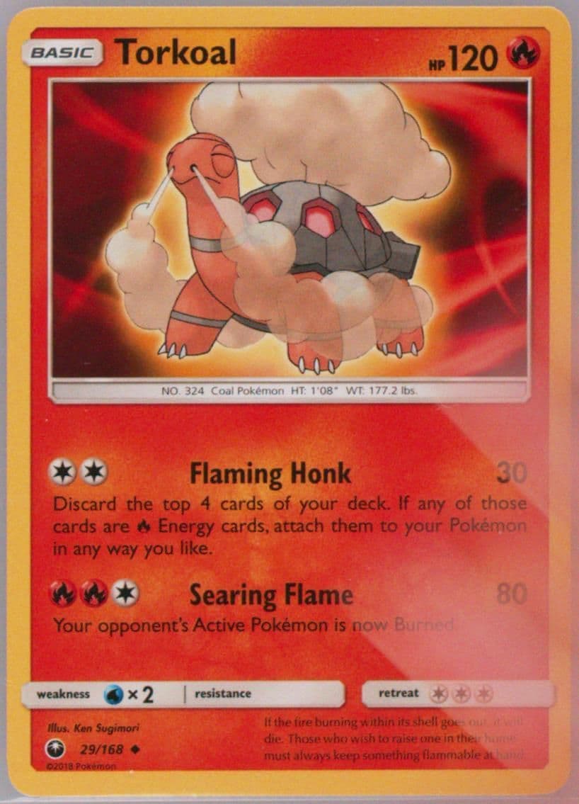 Torkoal (29) 2018 Pokemon Sun & Moon Celestial Storm