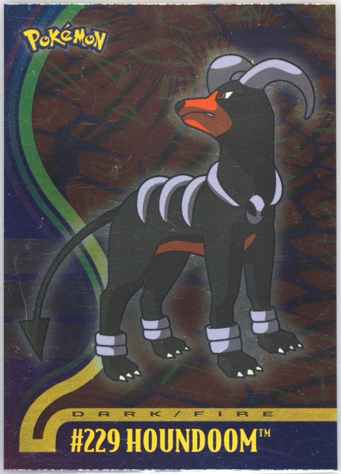Houndoom Foil (229) 2001 Topps Pokemon Johto League Champions