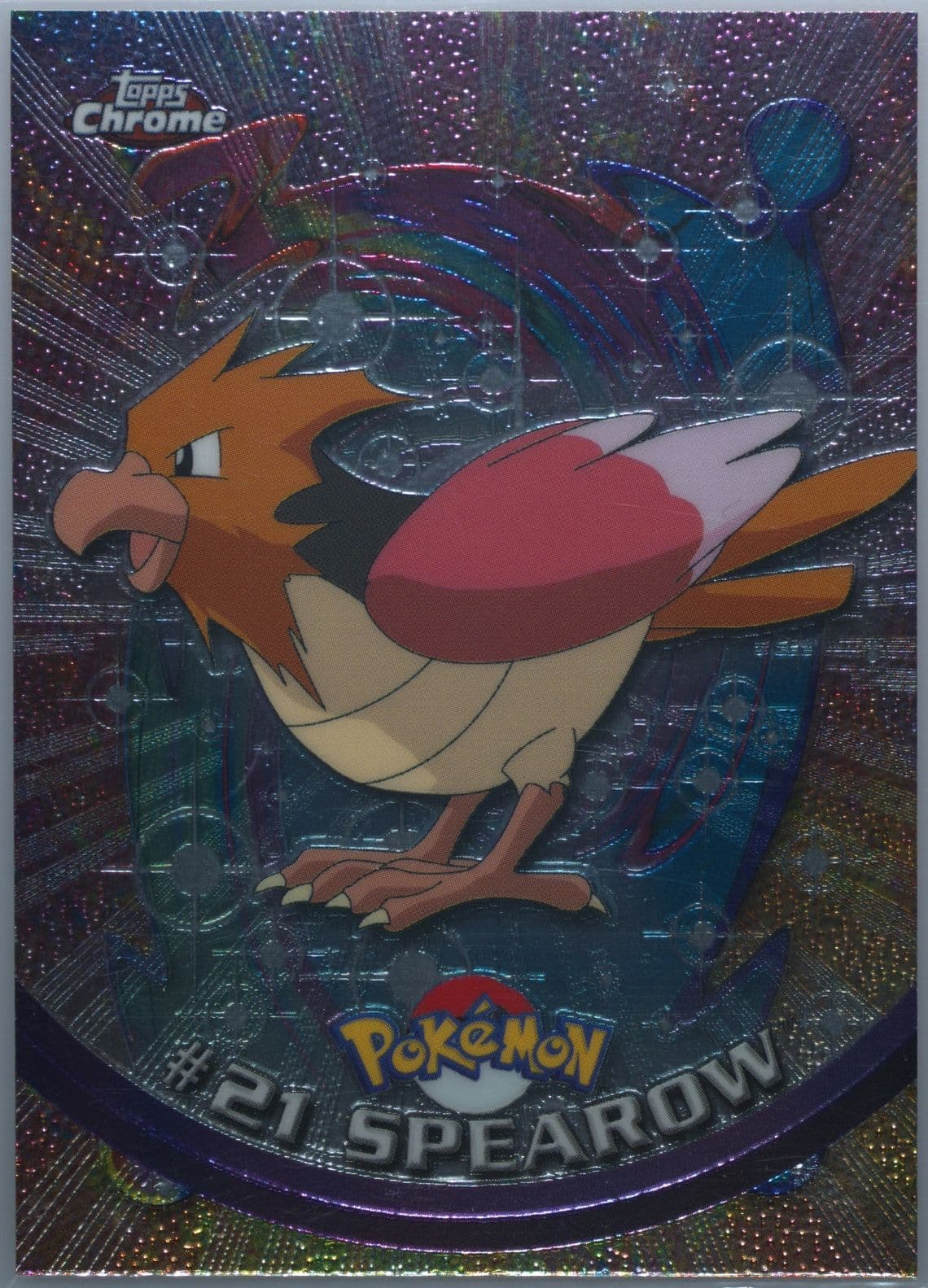 Spearow (21) 2000 Topps Chrome Pokemon T.V.