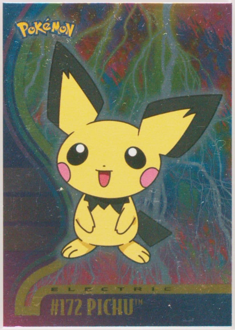 Pichu Foil (172) 2001 Topps Pokemon Johto League Champions