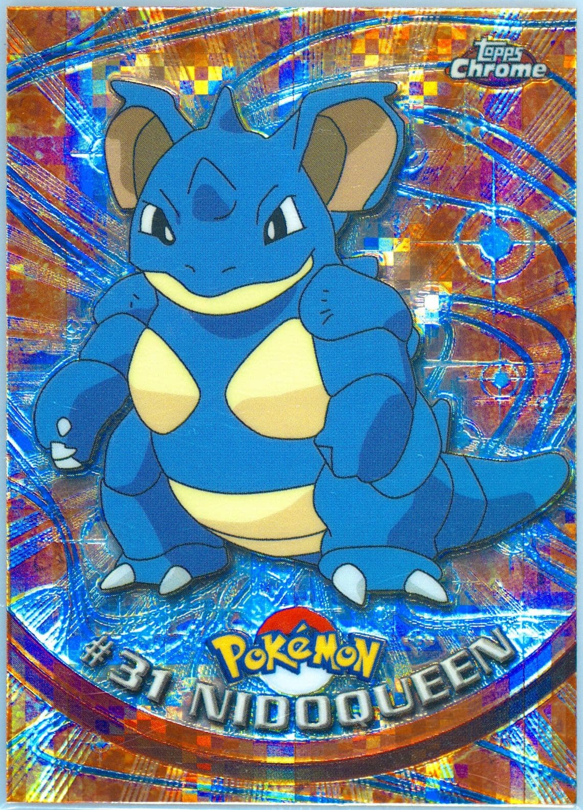 Nidoqueen Tekno (31) 2000 Topps Chrome Pokemon T.V.