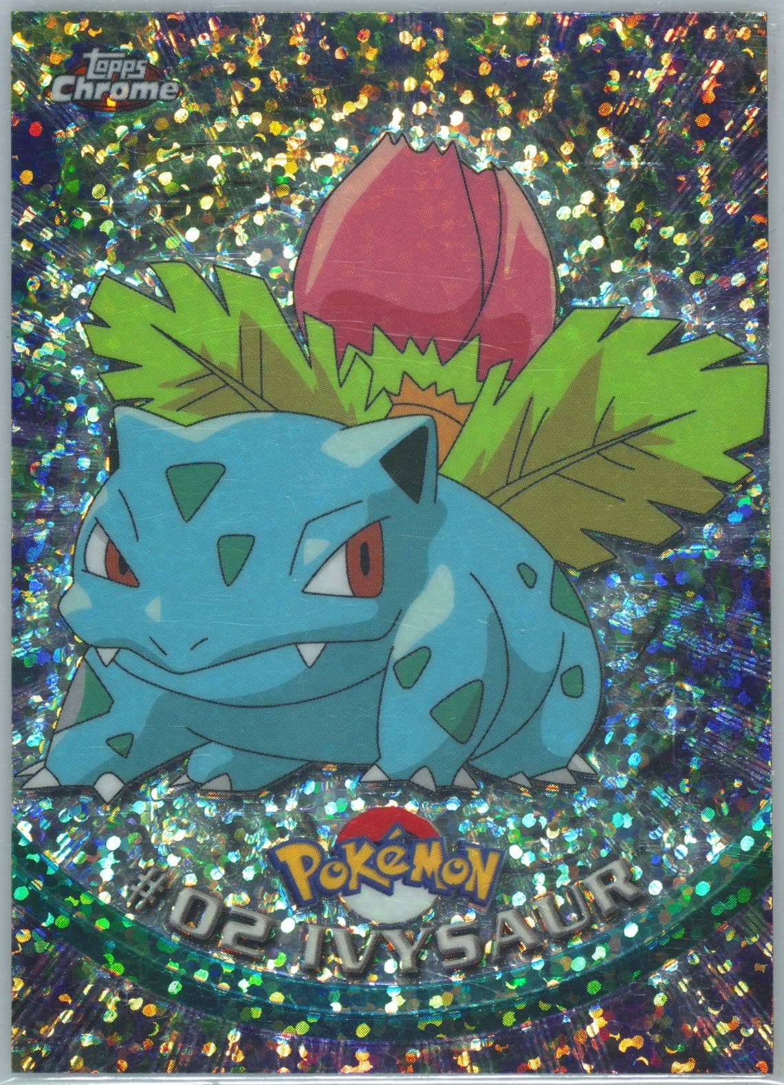 Ivysaur Sparkle (2) 2000 Topps Chrome Pokemon T.V.