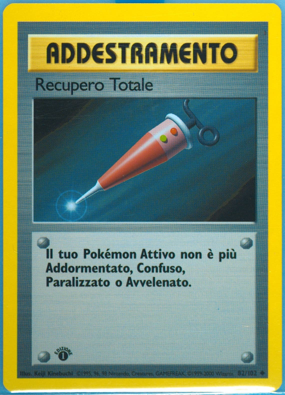 Recupero Totale 1st Edition-Italian (82) 2000 Pokemon Game