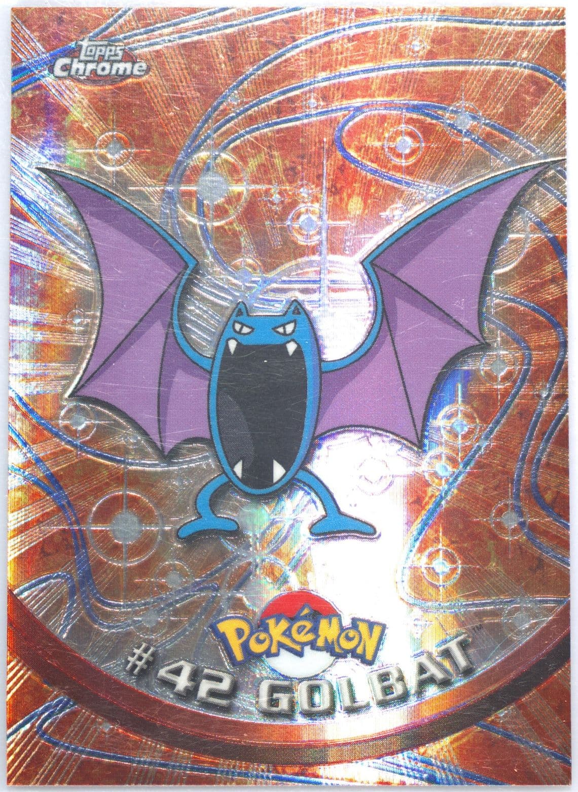 Golbat Spectra (42) 2000 Topps Chrome Pokemon T.V.