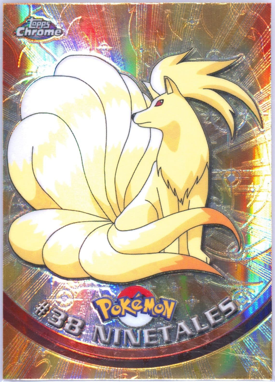 Ninetales Spectra (38) 2000 Topps Chrome Pokemon T.V.
