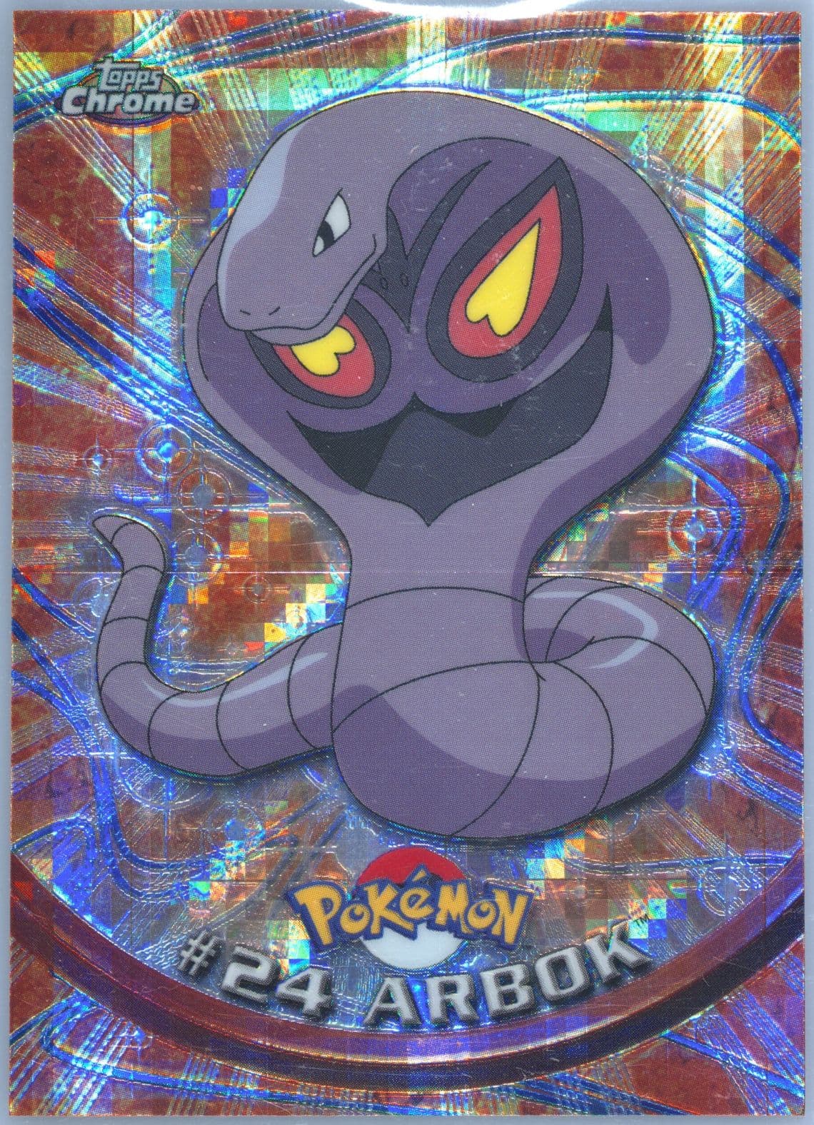 Arbok Tekno (24) 2000 Topps Chrome Pokemon T.V.