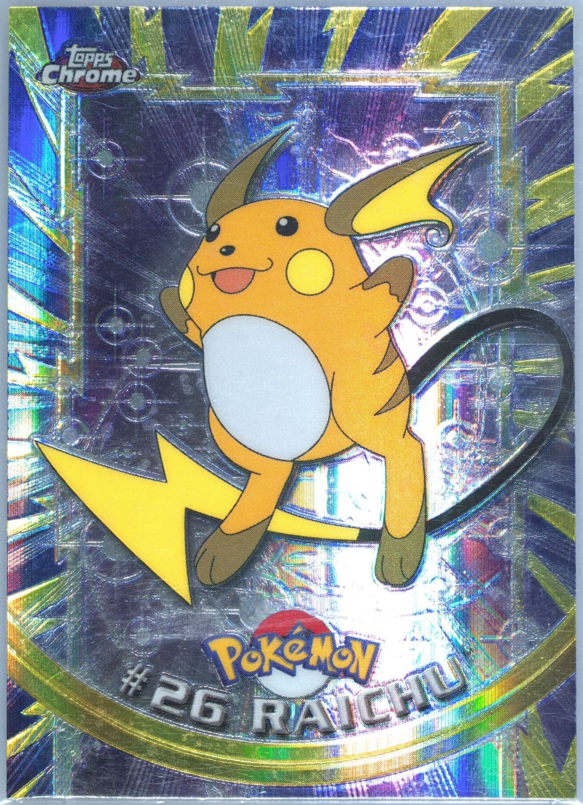 Raichu Spectra (26) 2000 Topps Chrome Pokemon T.V.