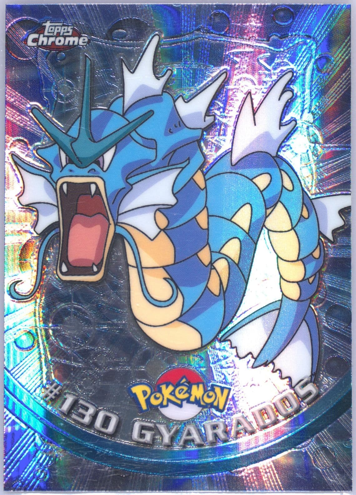 Gyarados Spectra (130) 2000 Topps Chrome Pokemon T.V.