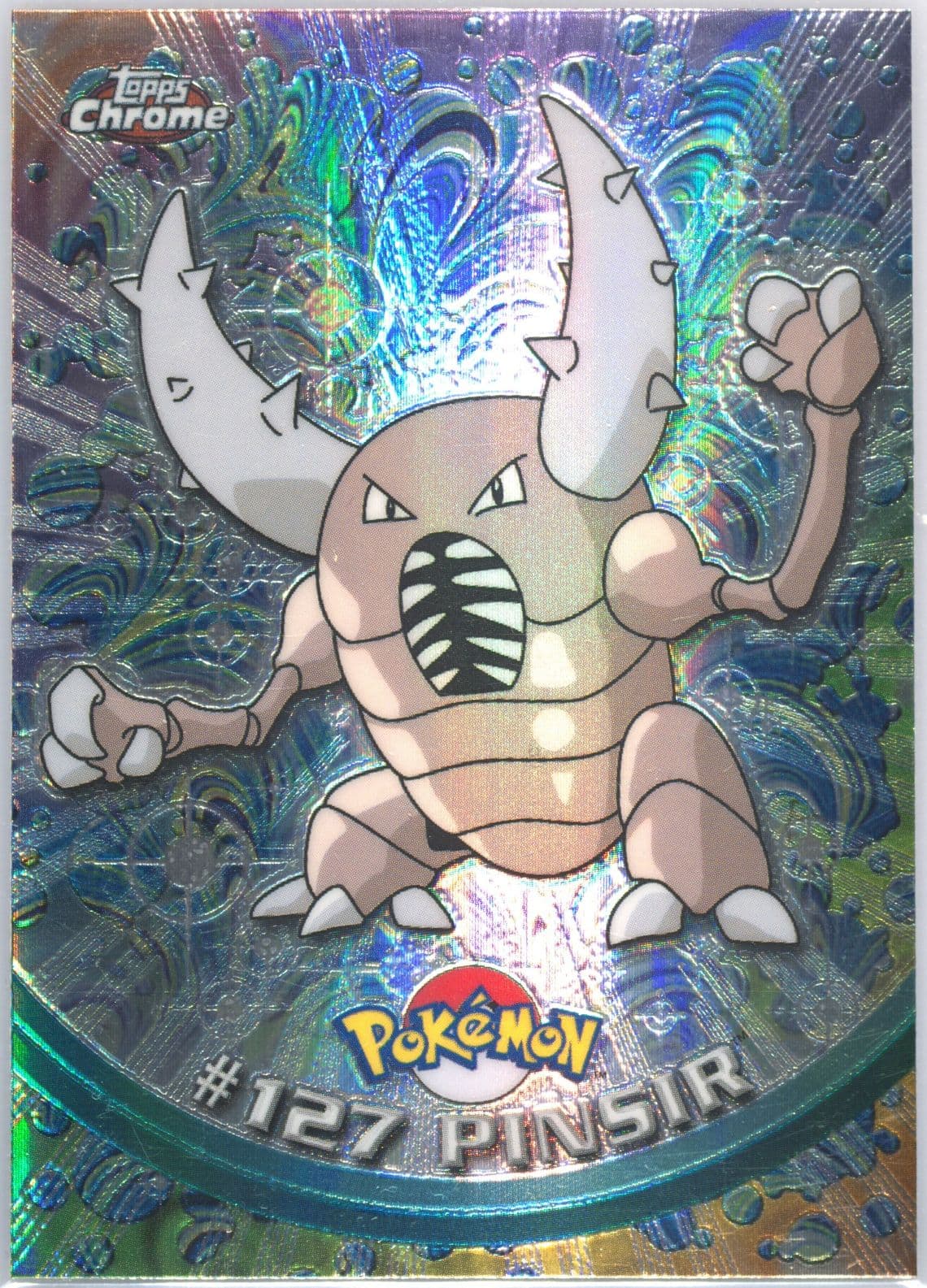 Pinsir Spectra (127) 2000 Topps Chrome Pokemon T.V.