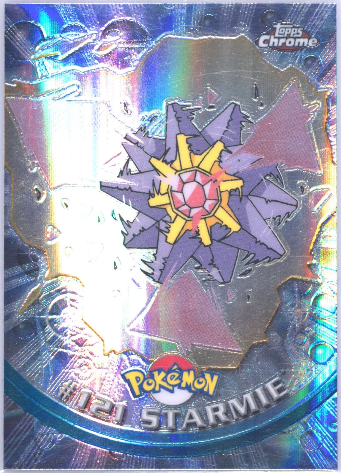 Starmie Spectra (121) 2000 Topps Chrome Pokemon T.V.
