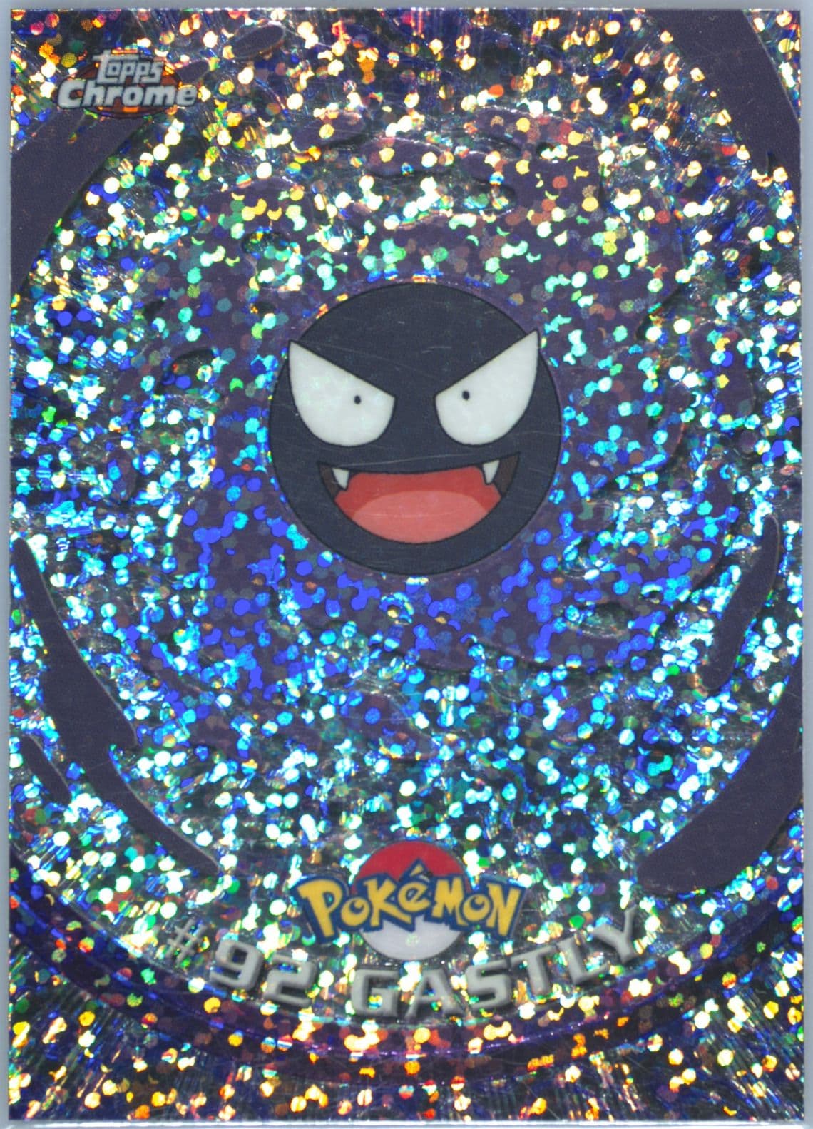 Gastly Sparkle (92) 2000 Topps Chrome Pokemon T.V.