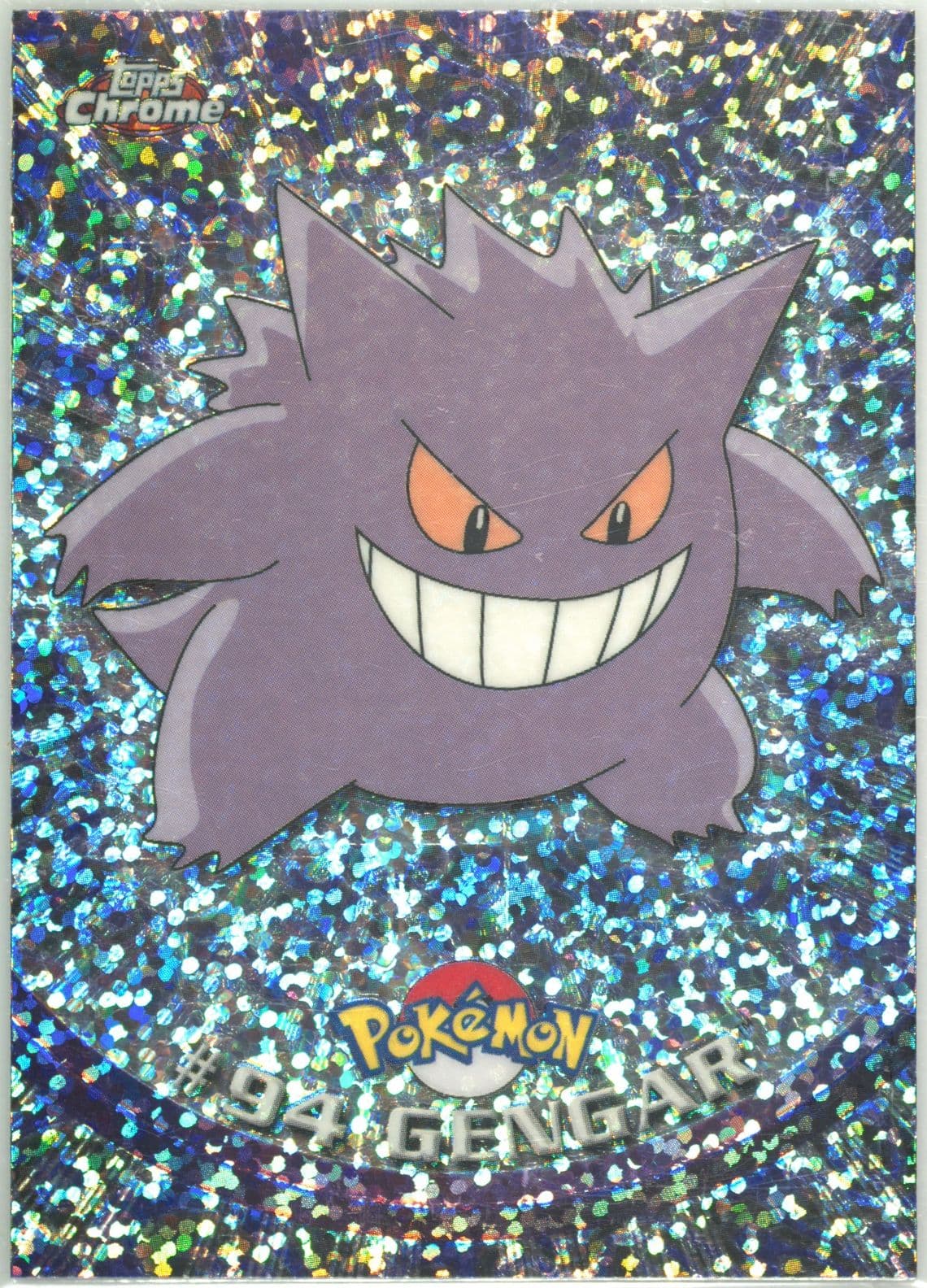 Gengar Sparkle (94) 2000 Topps Chrome Pokemon T.V.