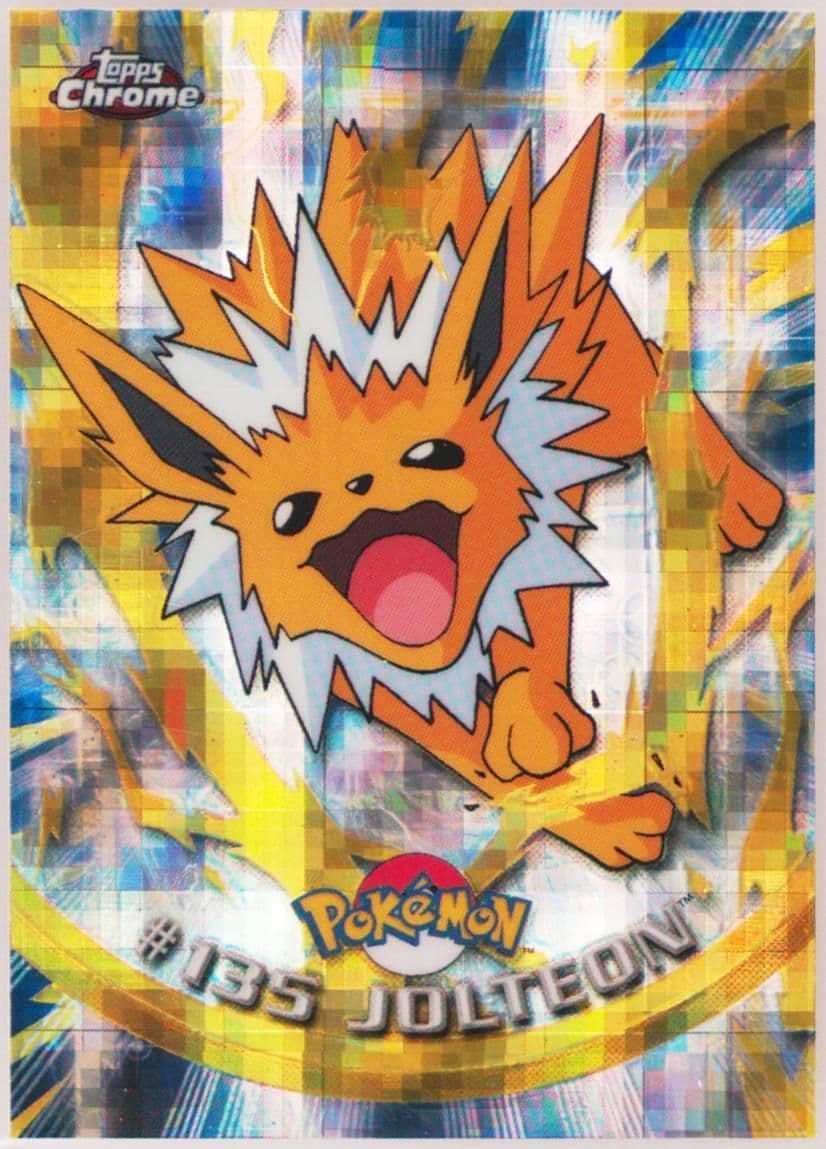 Jolteon Tekno (135) 2000 Topps Chrome Pokemon T.V.