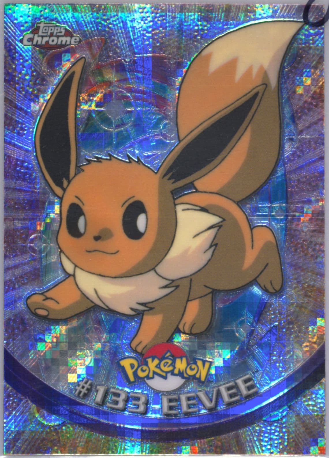 Eevee Tekno (133) 2000 Topps Chrome Pokemon T.V.