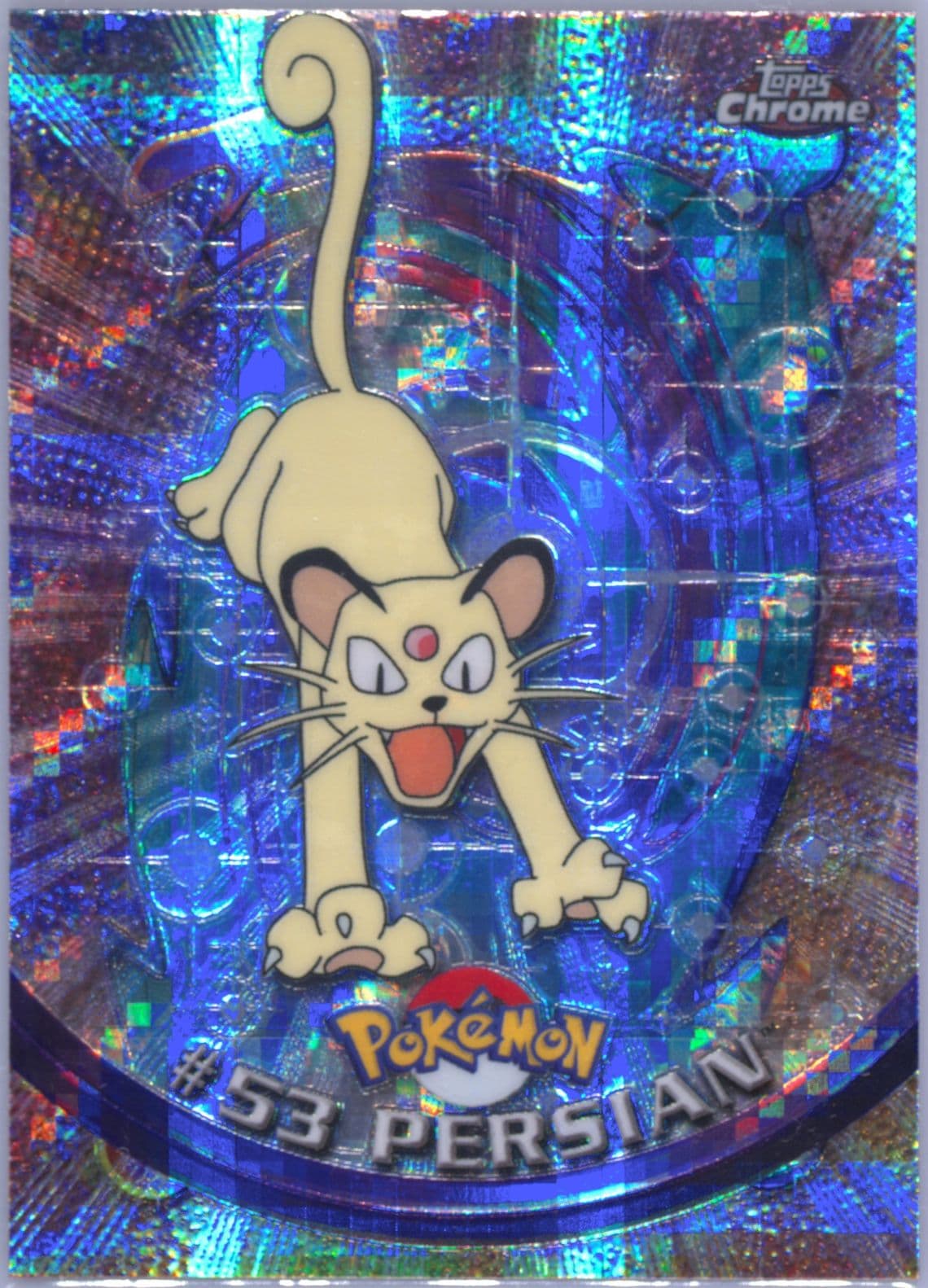 Persian Tekno (53) 2000 Topps Chrome Pokemon T.V.