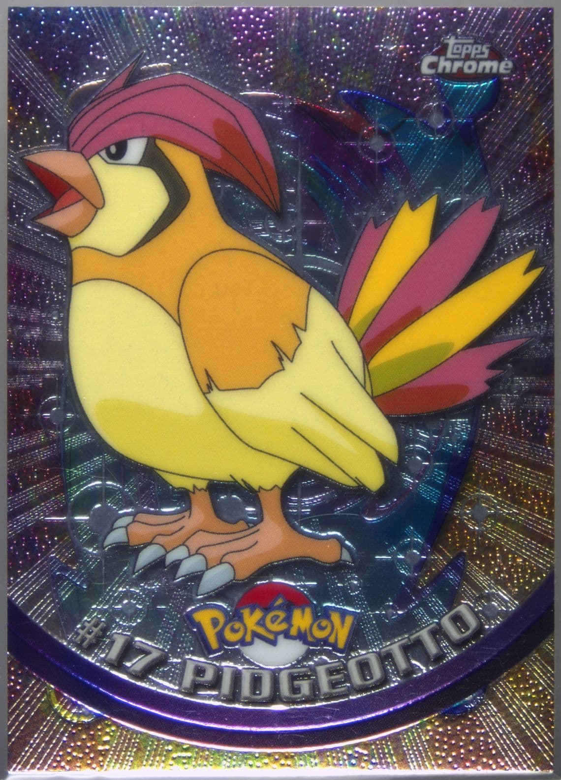 Pidgeotto (17) 2000 Topps Chrome Pokemon T.V.