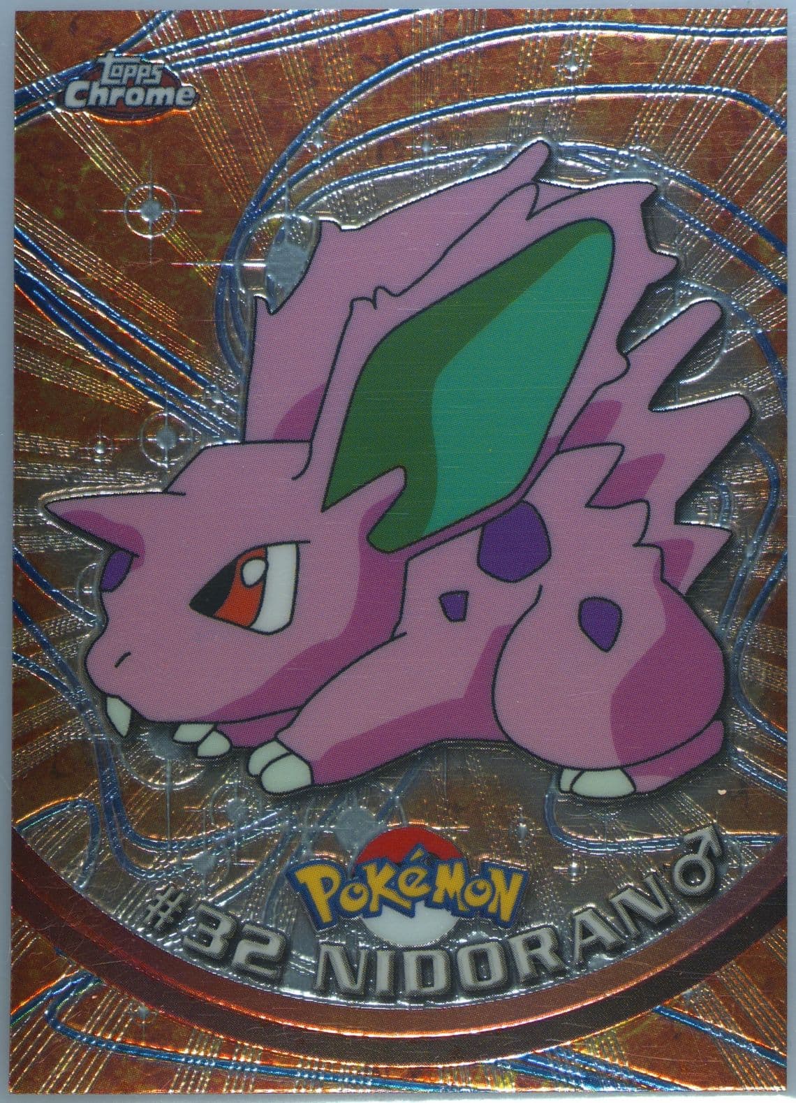 Nidoran (32) 2000 Topps Chrome Pokemon T.V.