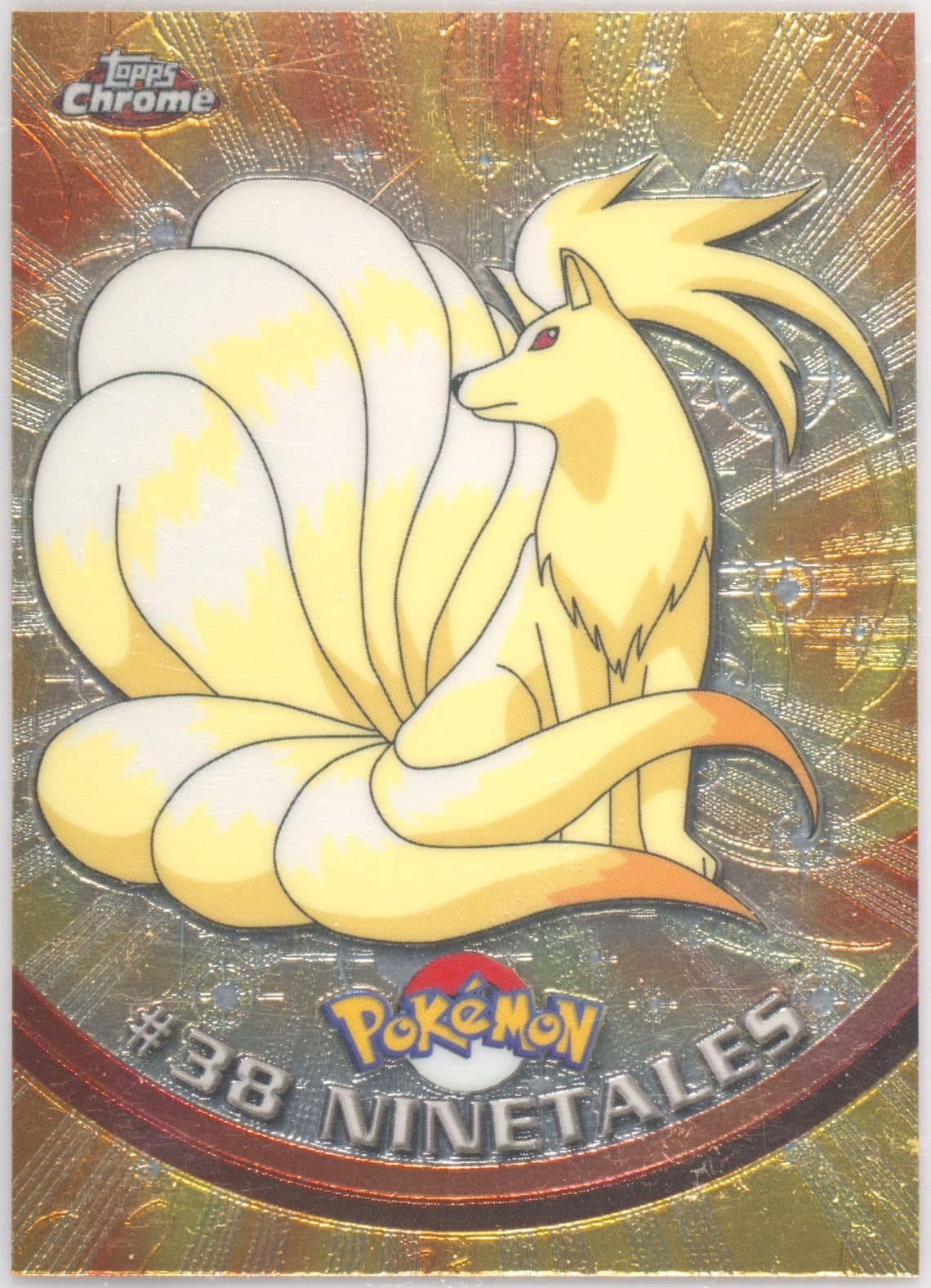 Ninetales (38) 2000 Topps Chrome Pokemon T.V.