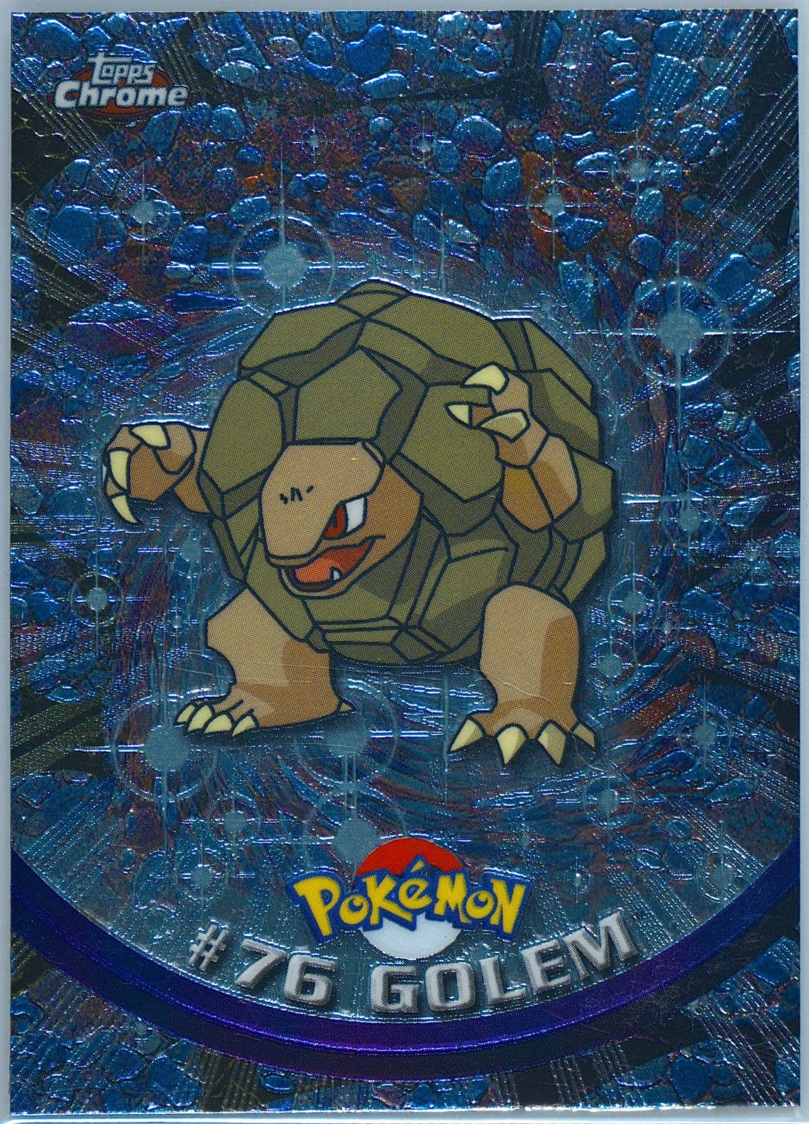 Golem (76) 2000 Topps Chrome Pokemon T.V.