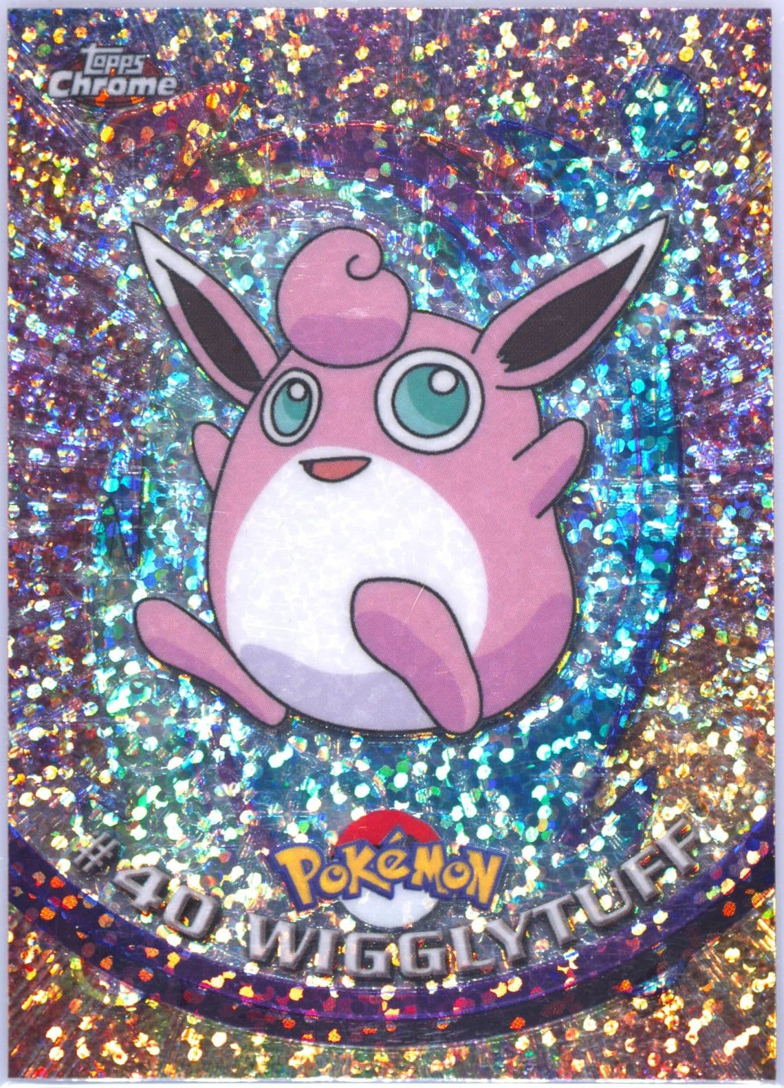 Wigglytuff Sparkle (40) 2000 Topps Chrome Pokemon T.V.