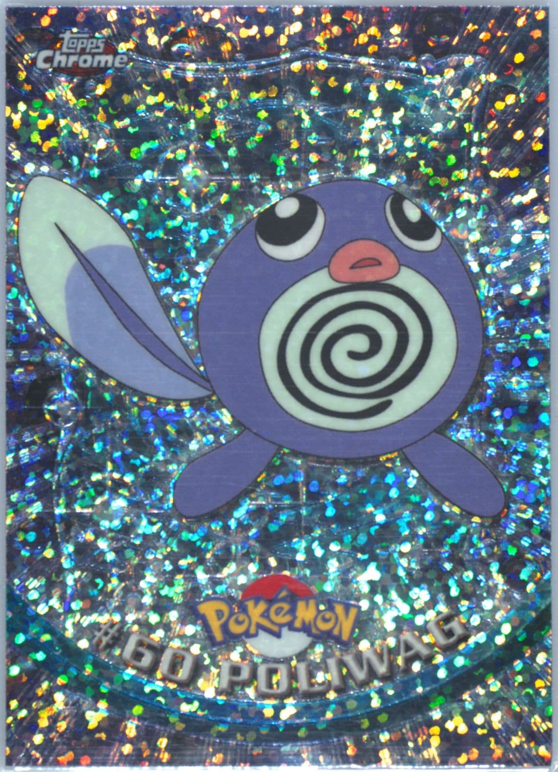 Poliwag Sparkle (60) 2000 Topps Chrome Pokemon T.V.