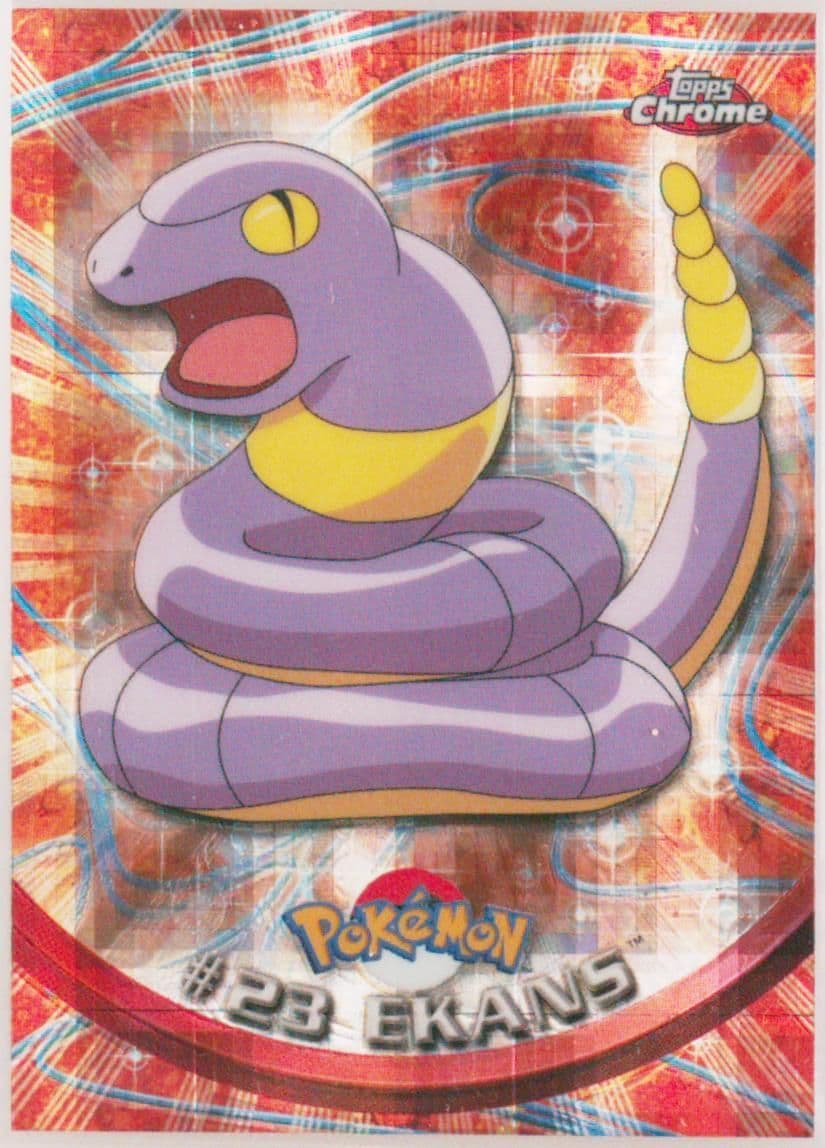 Ekans Tekno (23) 2000 Topps Chrome Pokemon T.V.