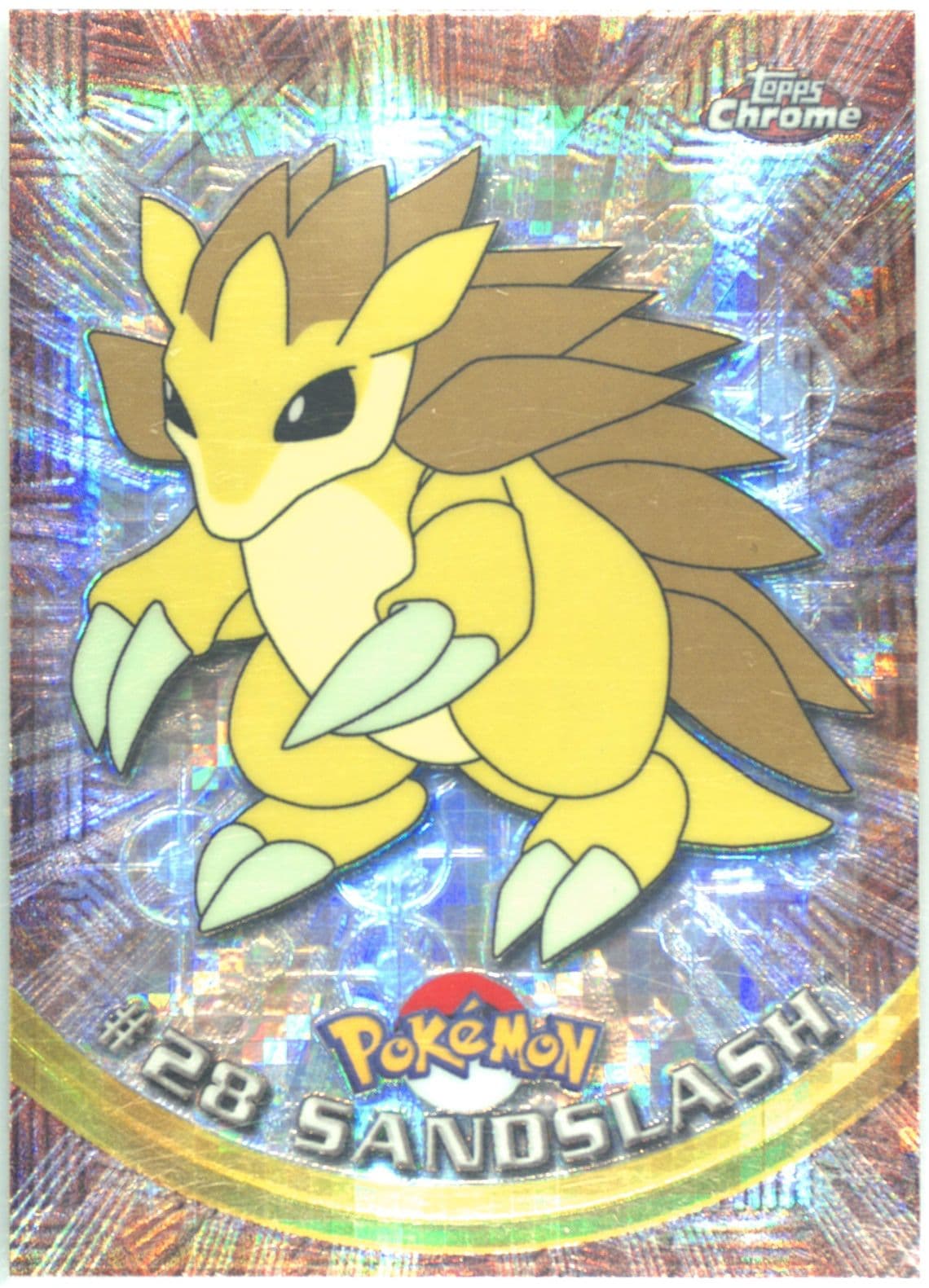 Sandslash Tekno (28) 2000 Topps Chrome Pokemon T.V.