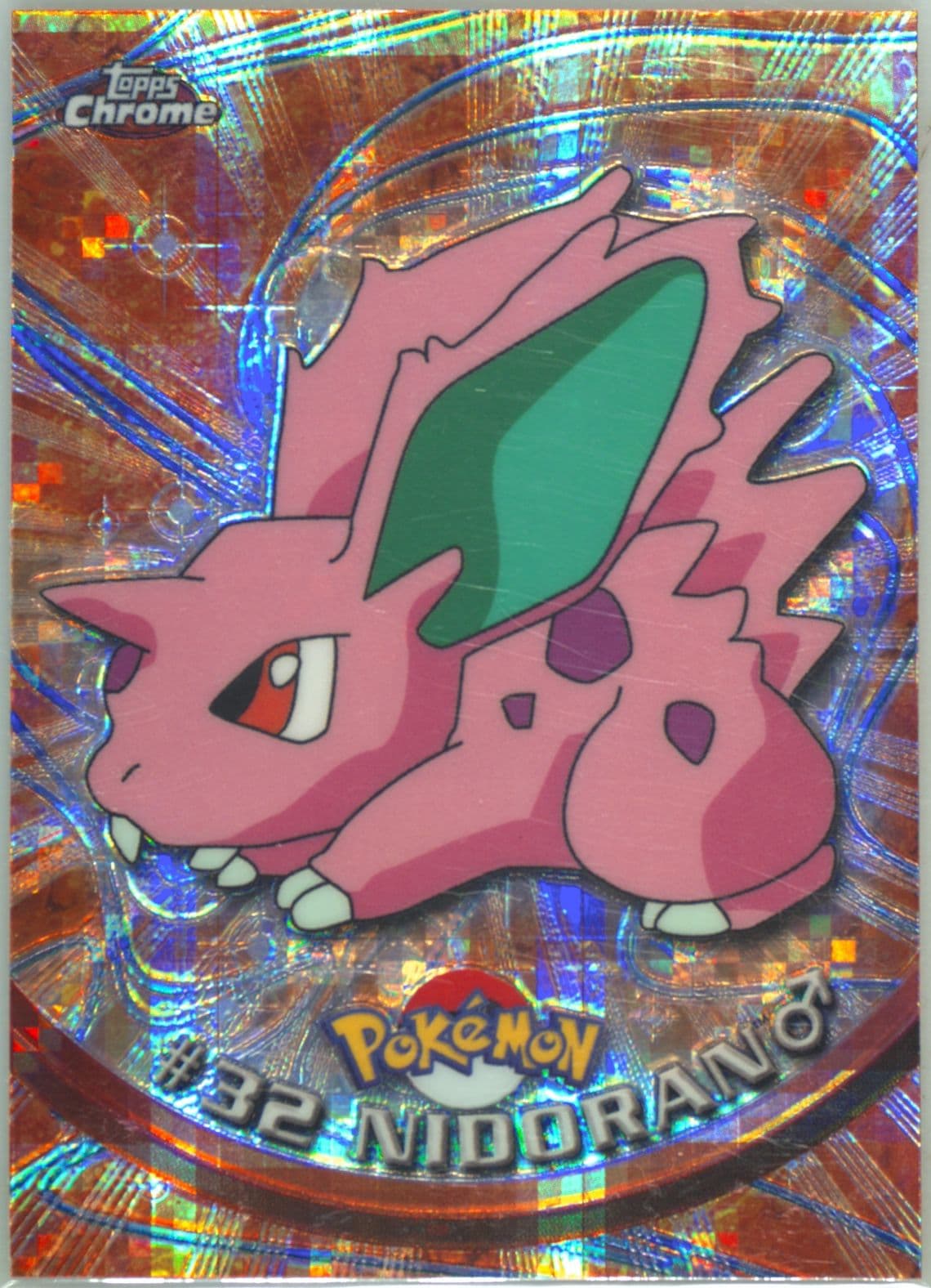 Nidoran Tekno (32) 2000 Topps Chrome Pokemon T.V.