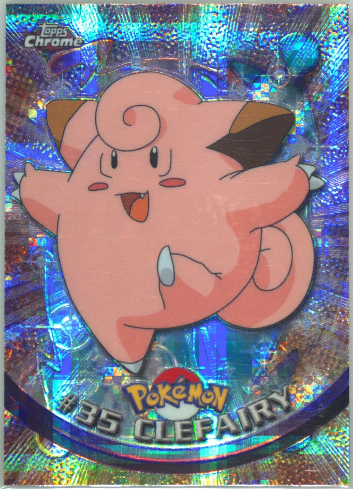 Clefairy Tekno (35) 2000 Topps Chrome Pokemon T.V.