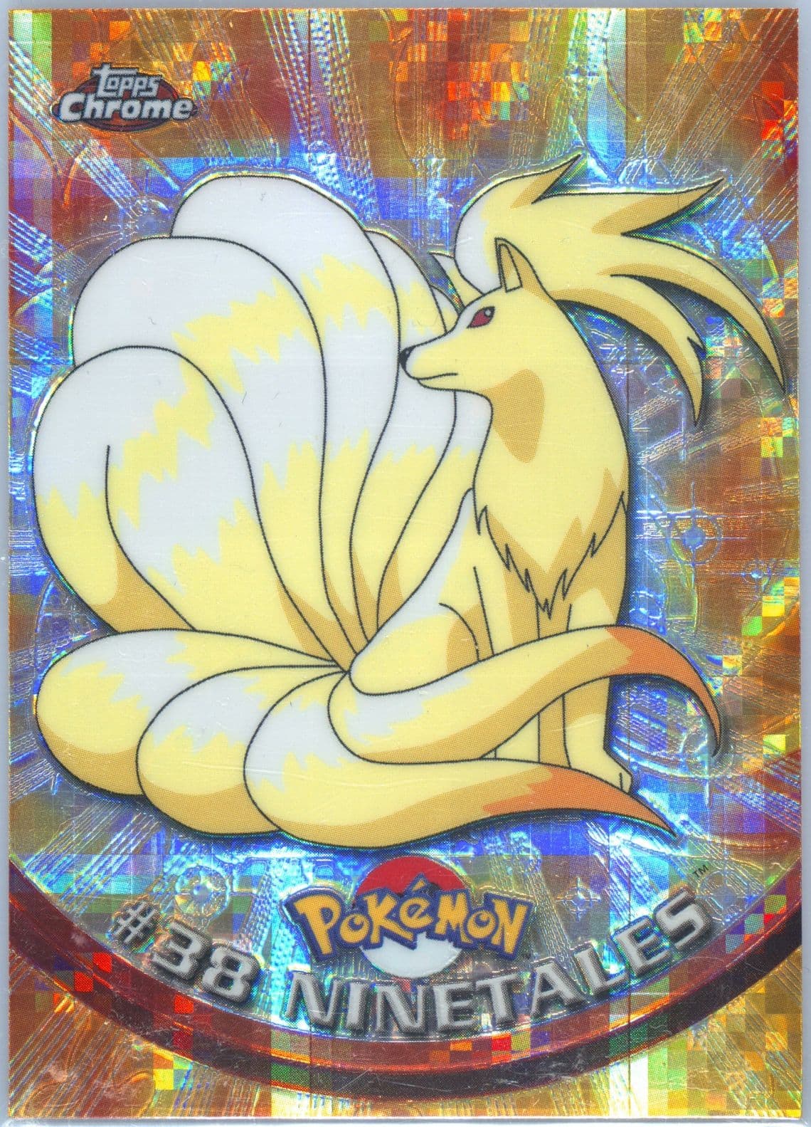 Ninetales Tekno (38) 2000 Topps Chrome Pokemon T.V.