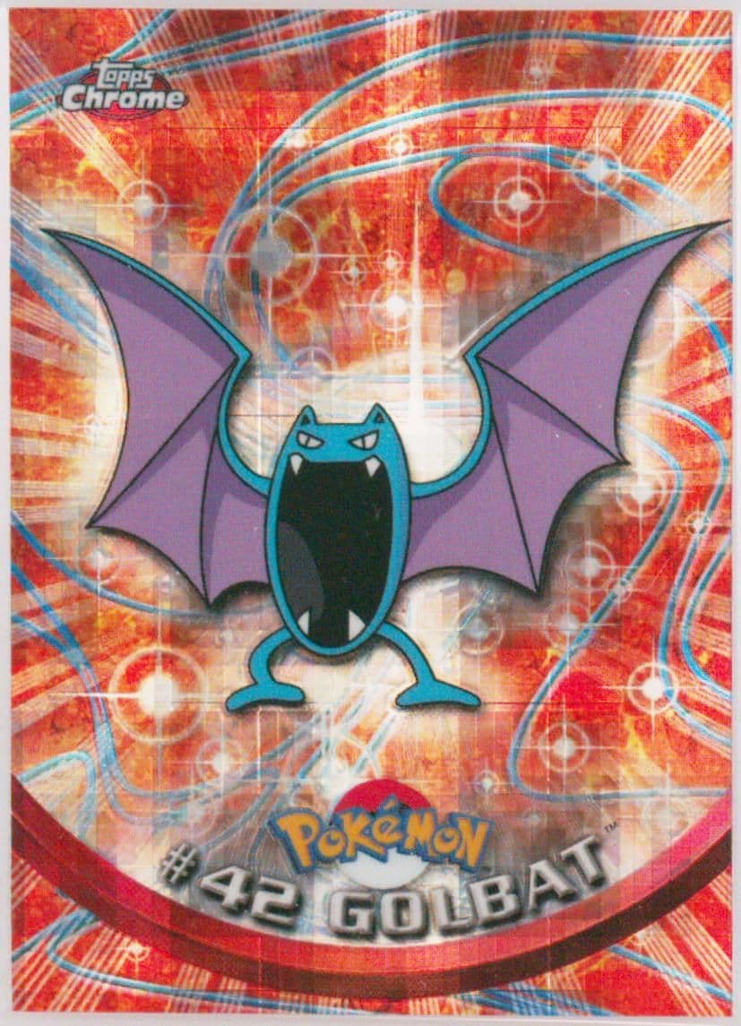 Golbat Tekno (42) 2000 Topps Chrome Pokemon T.V.