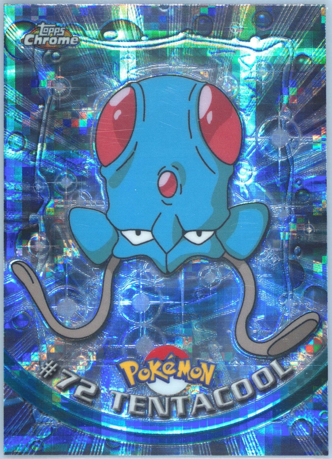 Tentacool Tekno (72) 2000 Topps Chrome Pokemon T.V.