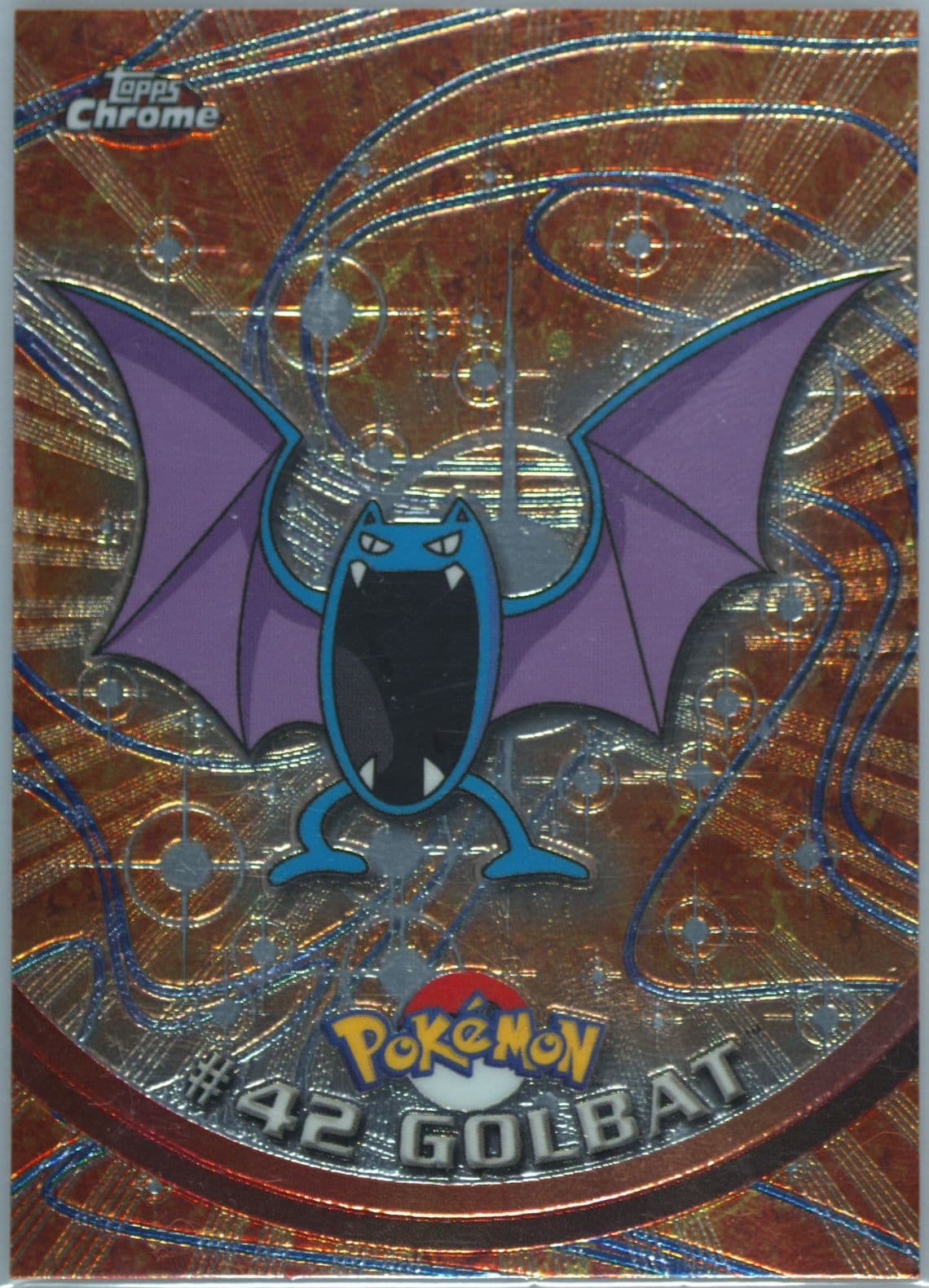 Golbat (42) 2000 Topps Chrome Pokemon T.V.