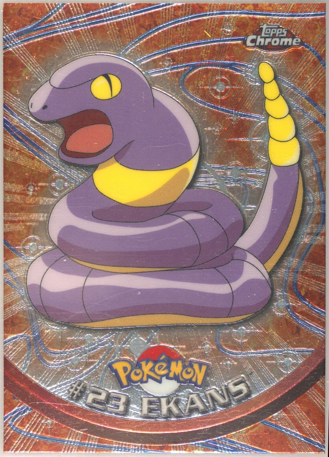 Ekans (23) 2000 Topps Chrome Pokemon T.V.