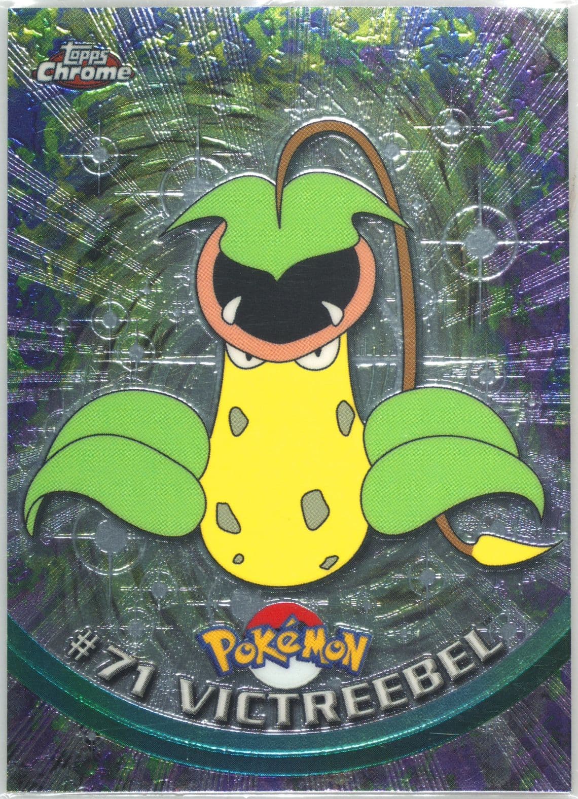 Victreebel (71) 2000 Topps Chrome Pokemon T.V.