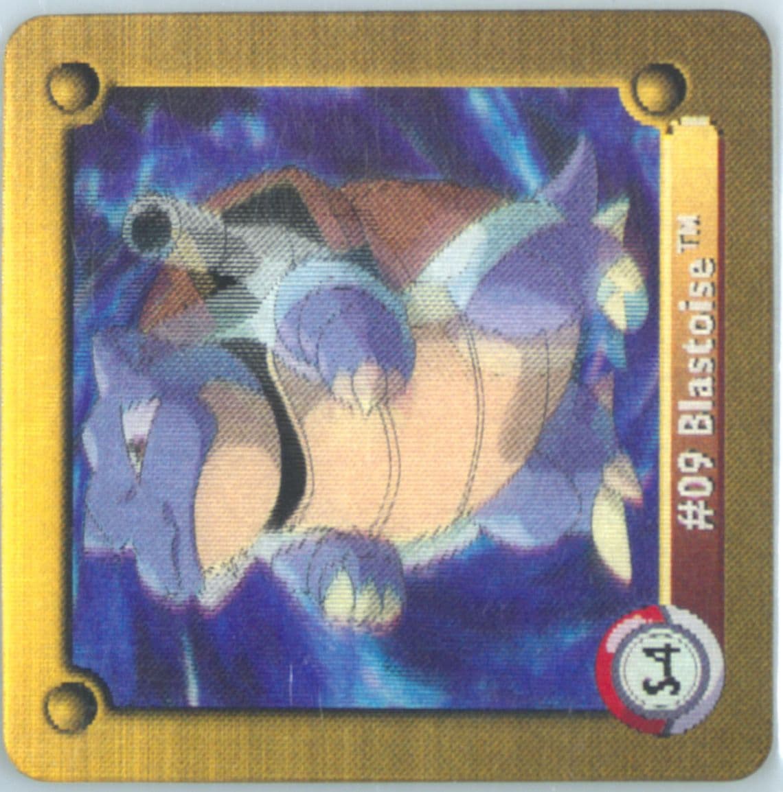 Blastoise (S-4) 1999 Pokemon Action Flipz Series One 3-D Chase