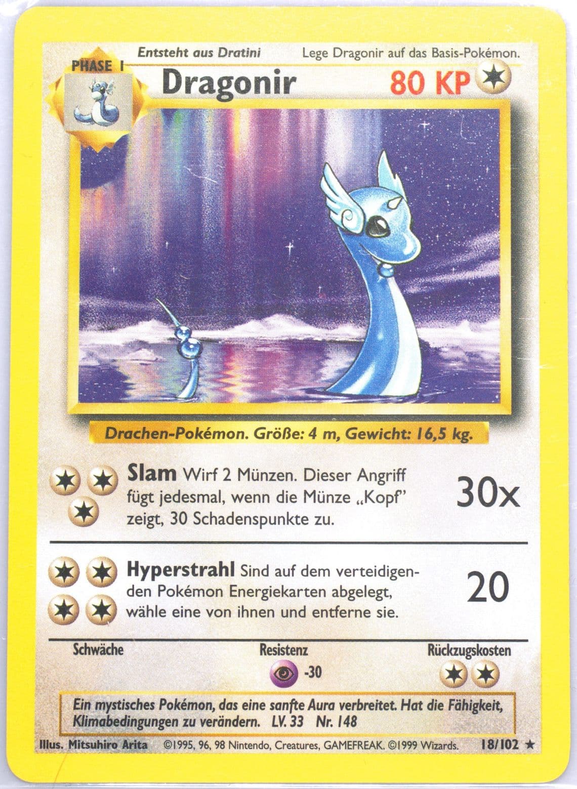 Dragonir (18) 1999 Pokemon German