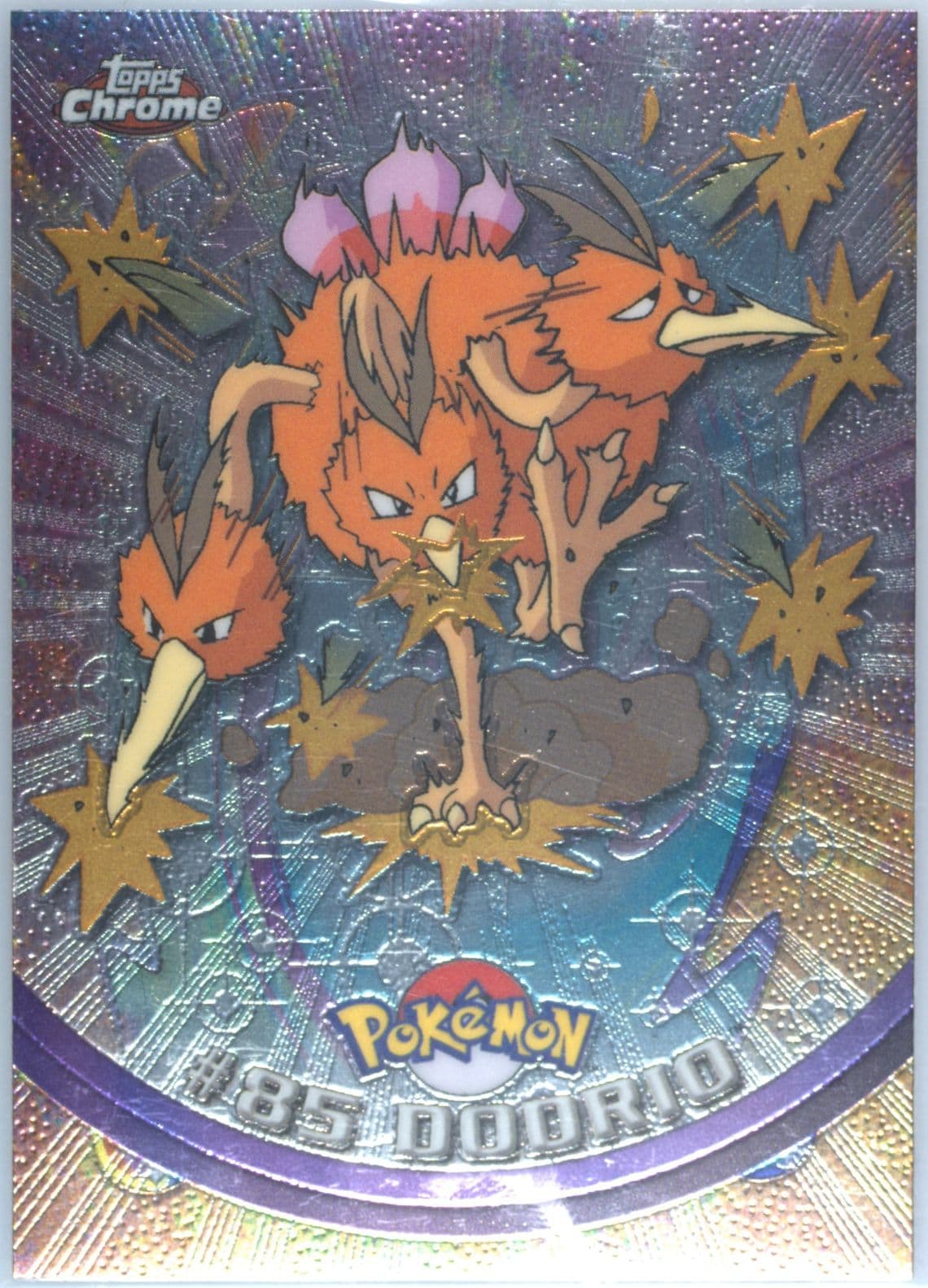 Dodrio (85) 2000 Topps Chrome Pokemon T.V.