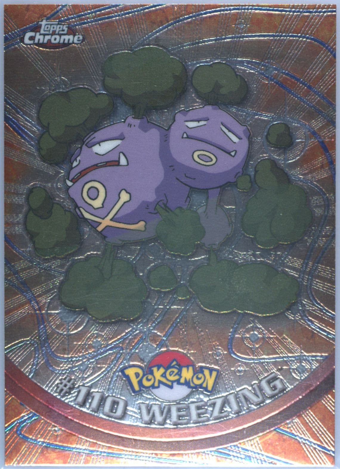 Weezing (110) 2000 Topps Chrome Pokemon T.V.
