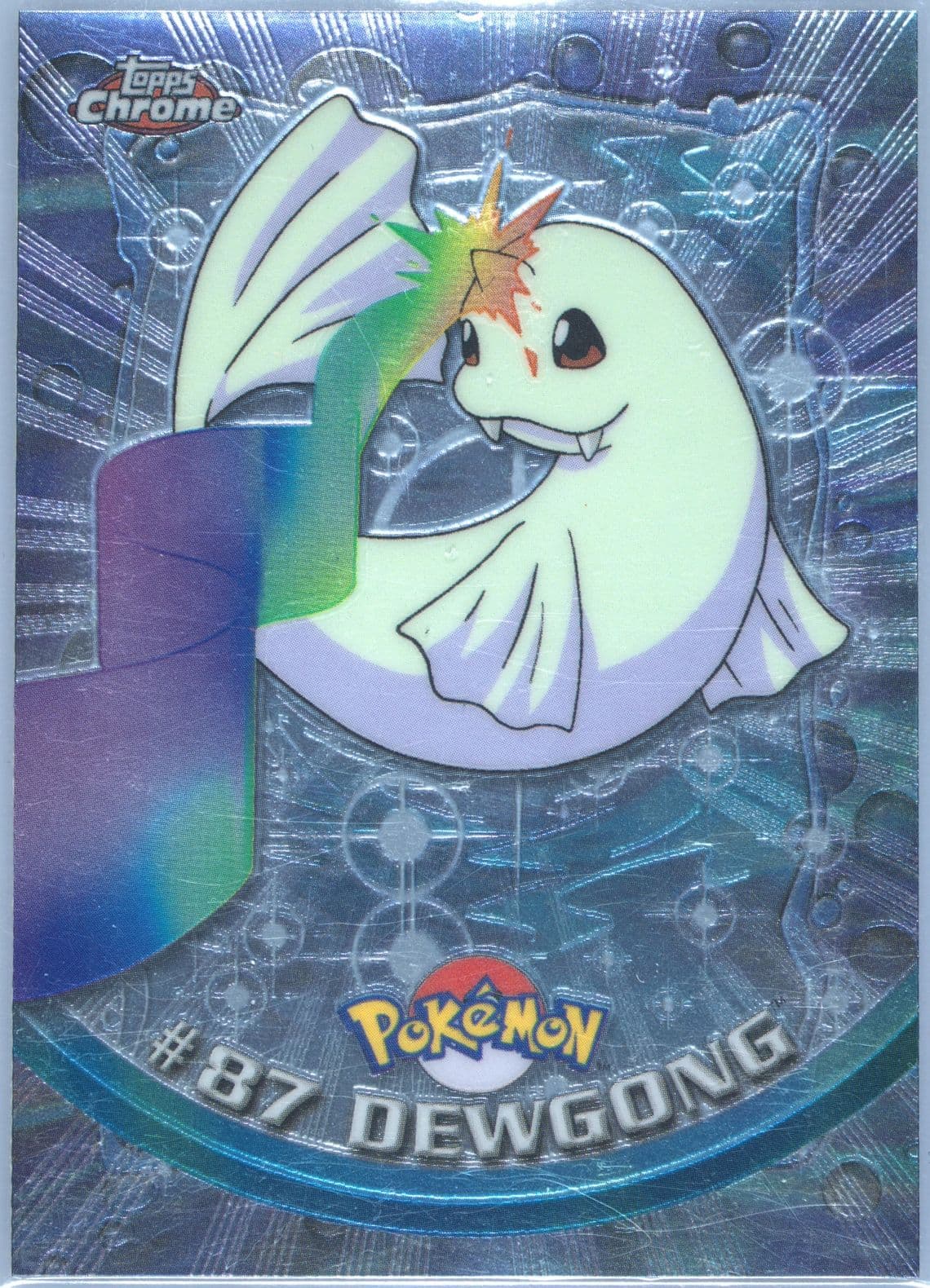 Dewgong (87) 2000 Topps Chrome Pokemon T.V.