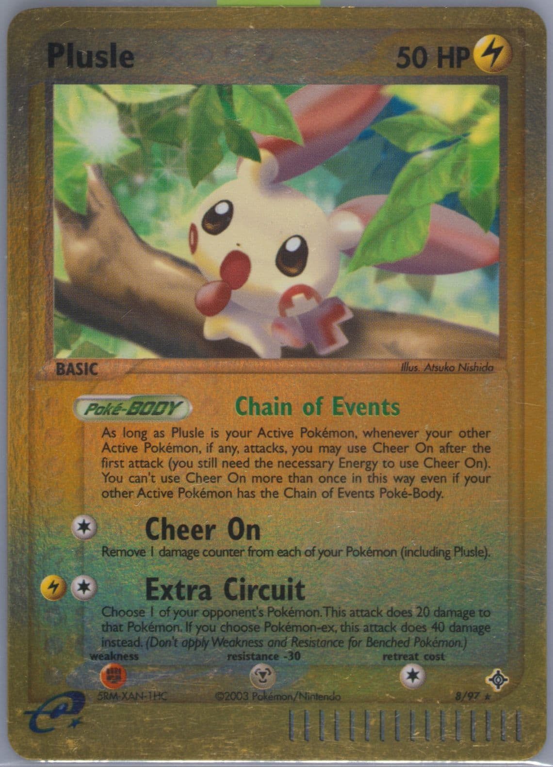 Plusle-Reverse Foil (8) 2003 Pokemon EX Dragon