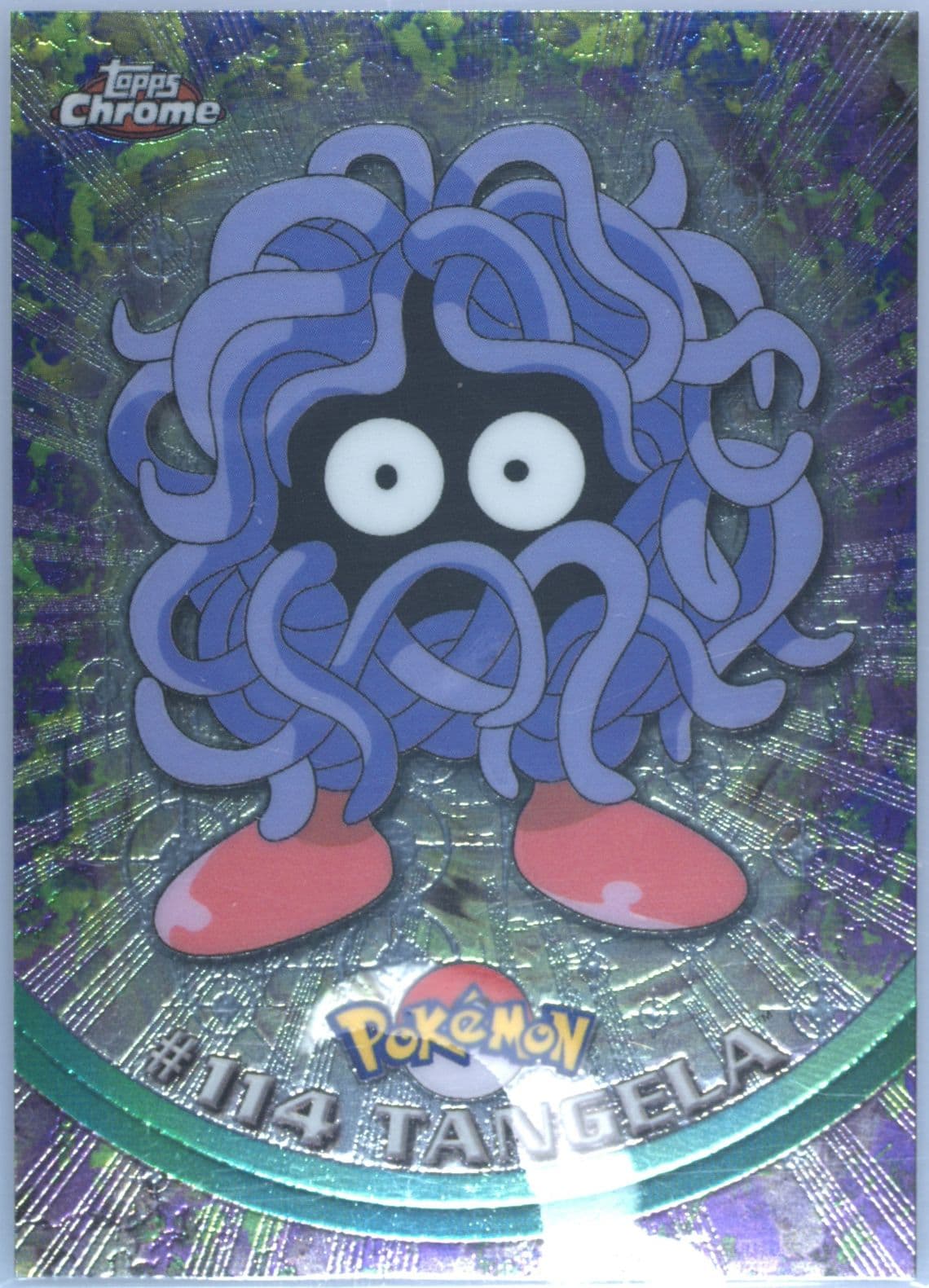 Tangela (114) 2000 Topps Chrome Pokemon T.V.